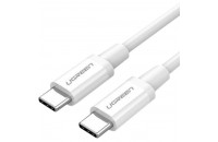 Кабелі та перехідники UGREEN US264 Type-C - Type-C Cable ABS 2m White (60520)