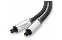 Кабелі аудіо-відео UGREEN AV108 Toslink Optical Audio Cable 3m Black (10541)