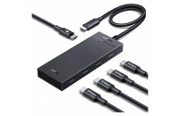 Хабы и кардридеры UGREEN CM806 USB-C to 4xUSB-C 3.2 Gen2 10Gbps with PD Power Port Black (55334)
