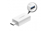 Кабели и переходники UGREEN US173 USB Type-C to USB 3.0 Female OTG Adapter White (30155)